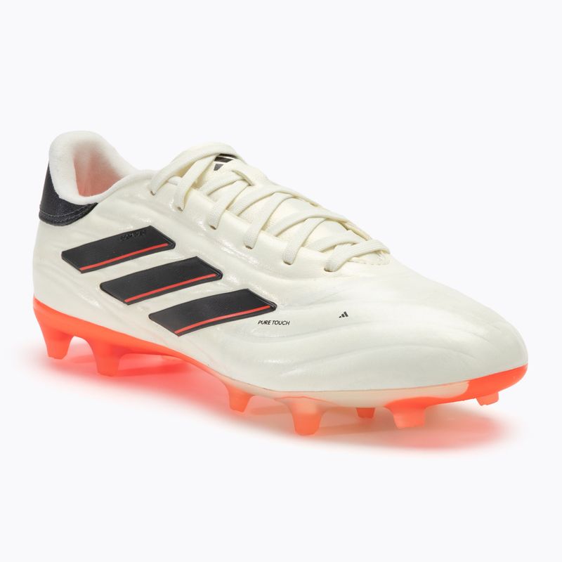 Pánské fotbalové boty adidas Copa Pure II Pro FG slonová kost/černá/slunečně červená