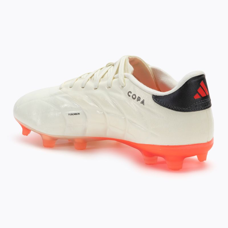 Pánské fotbalové boty adidas Copa Pure II Pro FG slonová kost/černá/slunečně červená 3