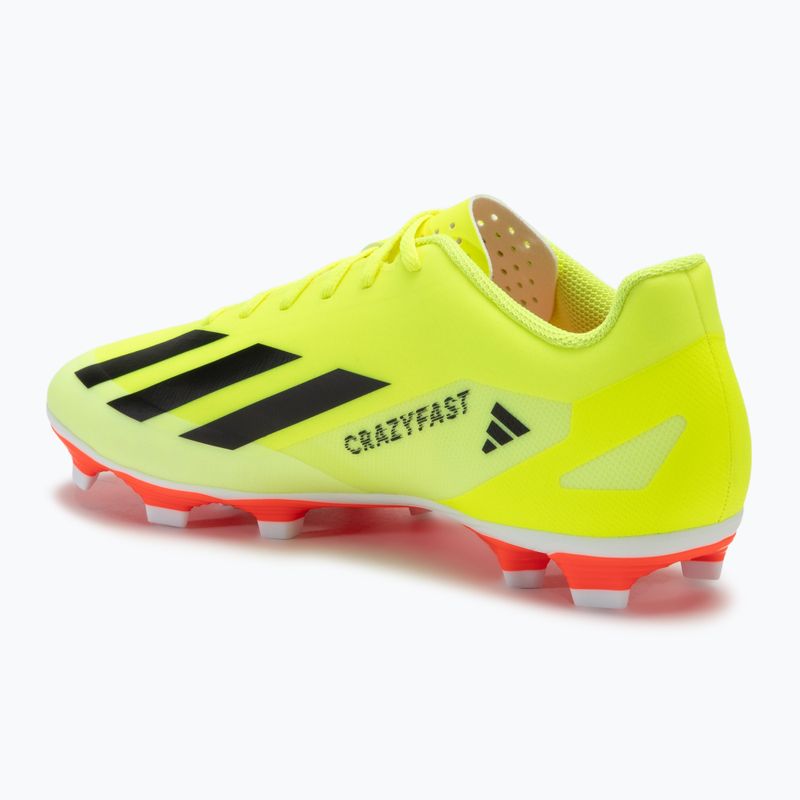 Pánské adidas X Crazyfast Club FxG týmové kopačky solar yellow/core black/cloud white 3