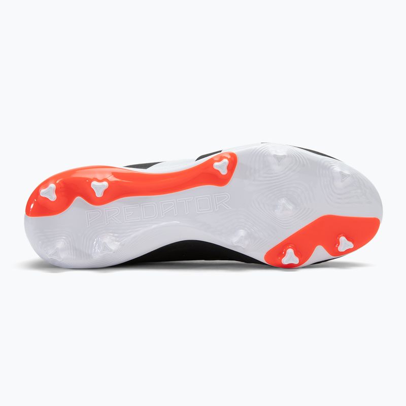 adidas Predator League FG core black/cloud white/solar red dětské kopačky 4