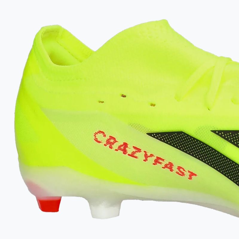 Pánské týmové kopačky adidas X Crazyfast Pro FG solar yellow/core black/cloud white 8