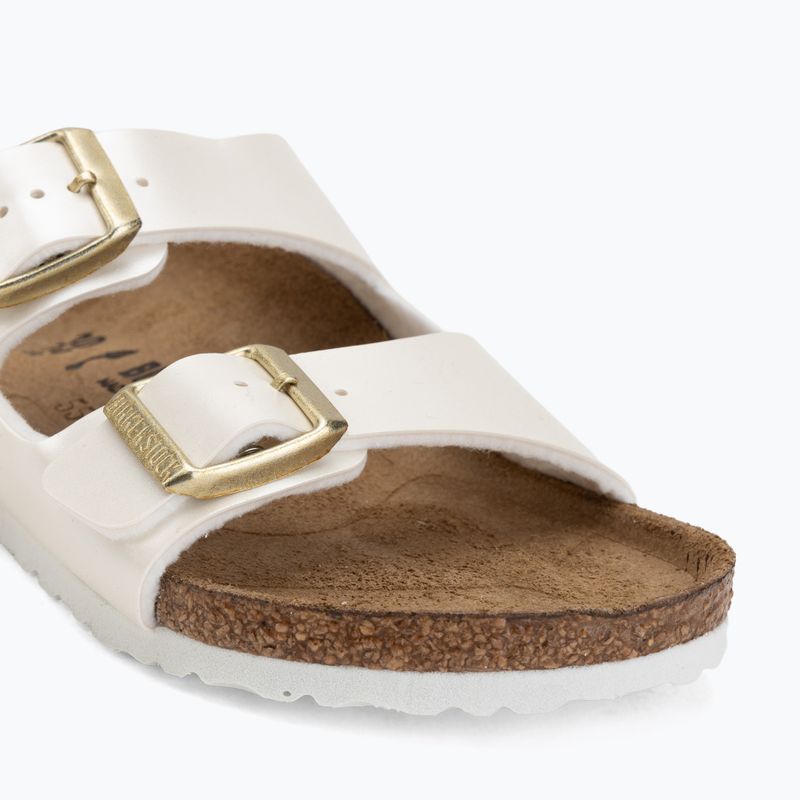 Dětské nazouváky BIRKENSTOCK Arizona Birko-Flor Narrow electric metallic pearl 7