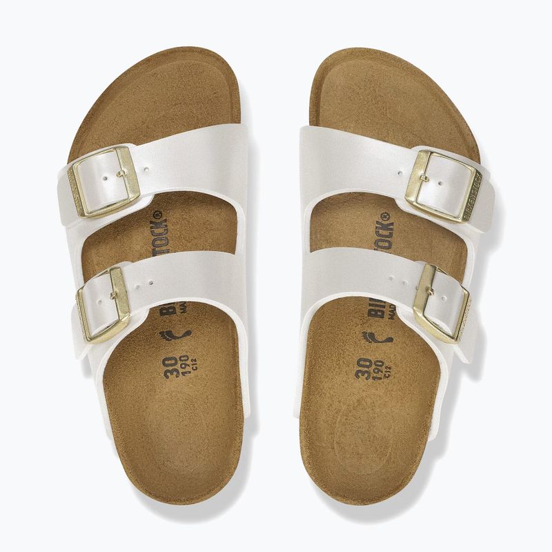 Dětské nazouváky BIRKENSTOCK Arizona Birko-Flor Narrow electric metallic pearl 4