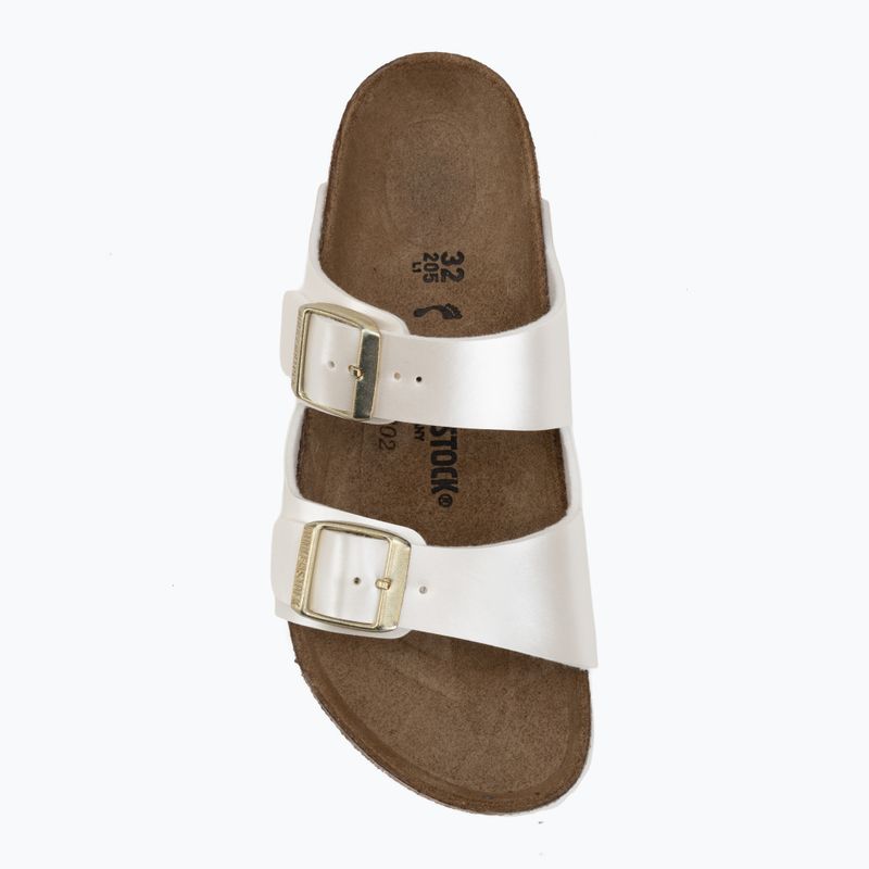 Dětské nazouváky BIRKENSTOCK Arizona Birko-Flor Narrow electric metallic pearl 5
