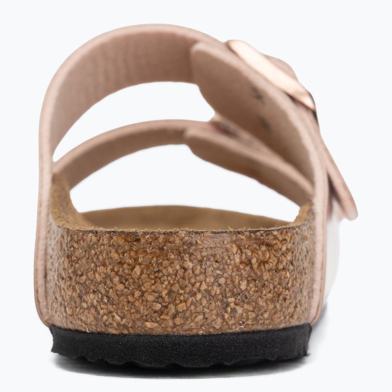 Dětské nazouváky BIRKENSTOCK Arizona Birko-Flor Narrow electric metallic copper hearts 6