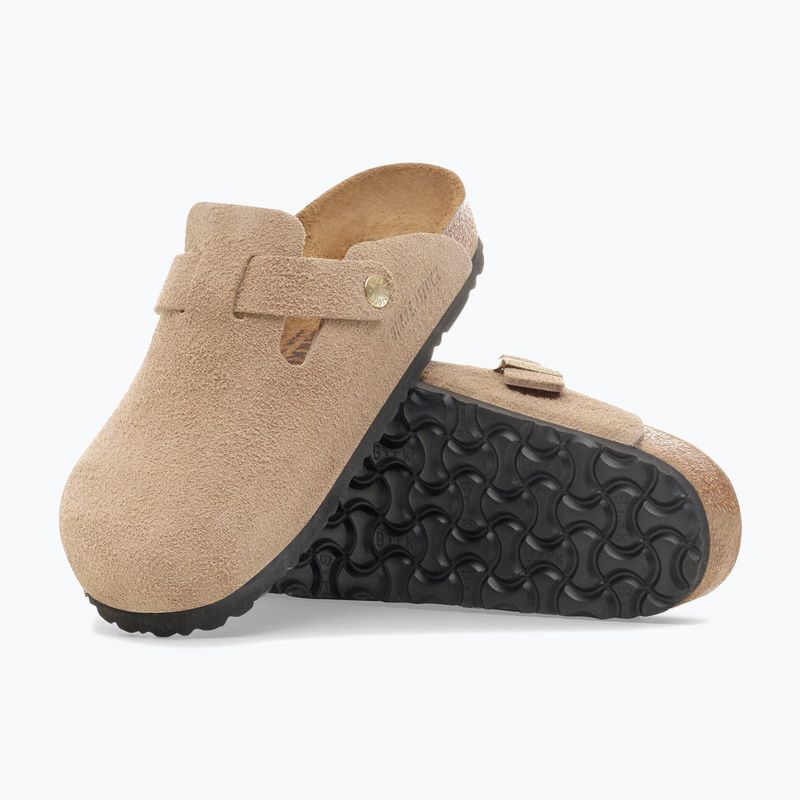 Nazouváky BIRKENSTOCK Boston Suede Leather sandcastle 5