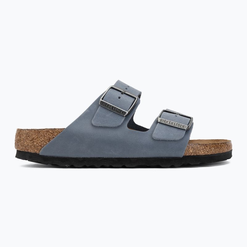 Nazouváky BIRKENSTOCK Arizona Soft Footbed Oiled Leather Narrow elemental blue 2