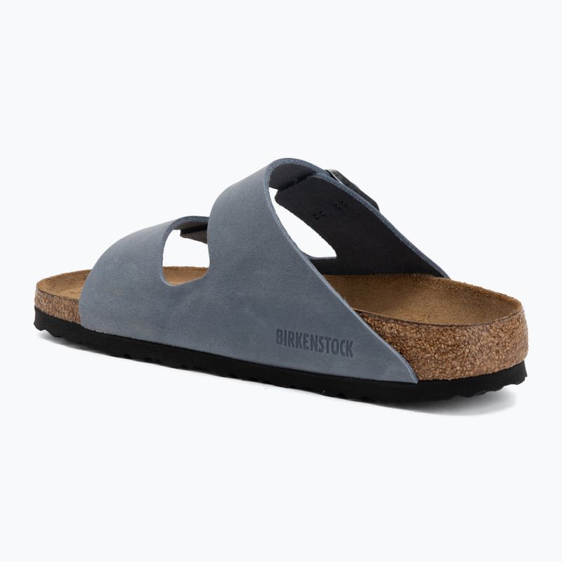 Nazouváky BIRKENSTOCK Arizona Soft Footbed Oiled Leather Narrow elemental blue 3