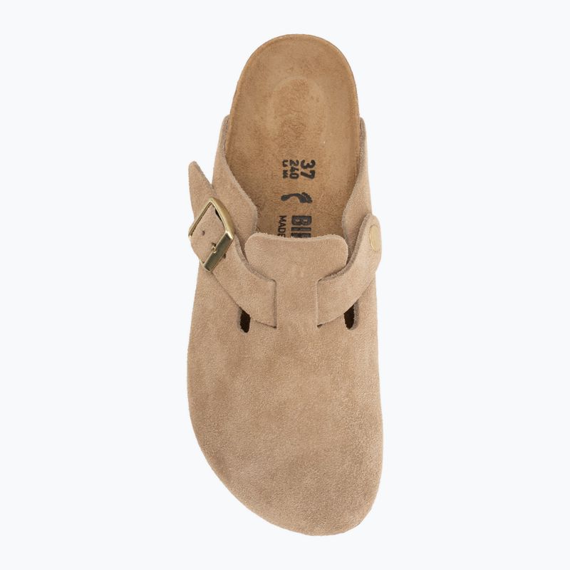 Nazouváky BIRKENSTOCK Boston Suede Leather sandcastle 5