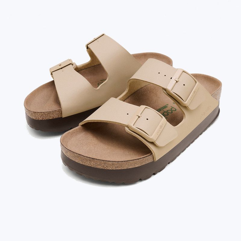 Nazouváky BIRKENSTOCK Arizona Flex Platform Birko-Flor sandcastle 4
