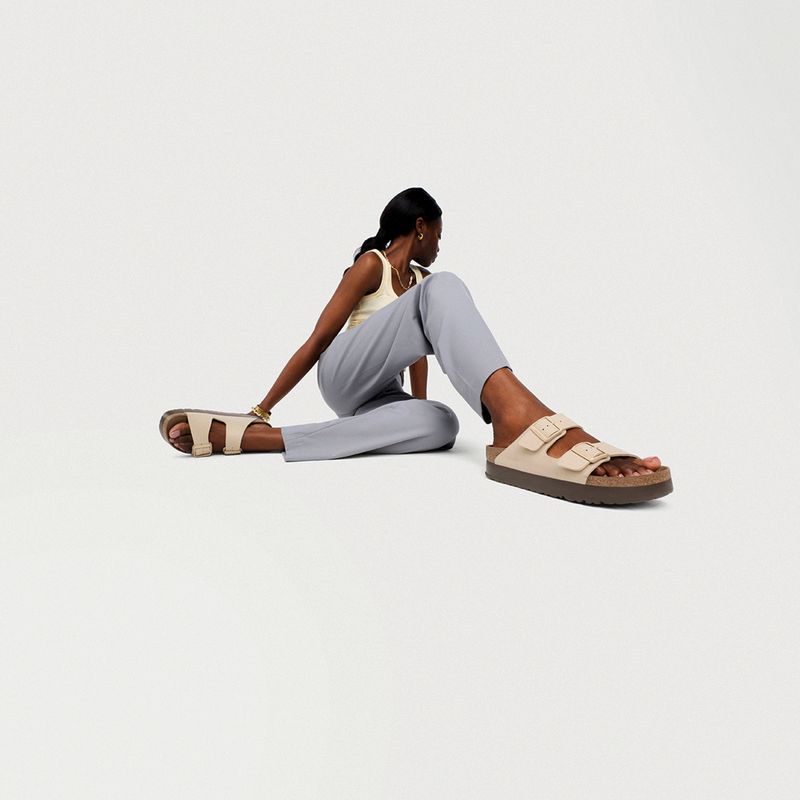 Nazouváky BIRKENSTOCK Arizona Flex Platform Birko-Flor sandcastle 6