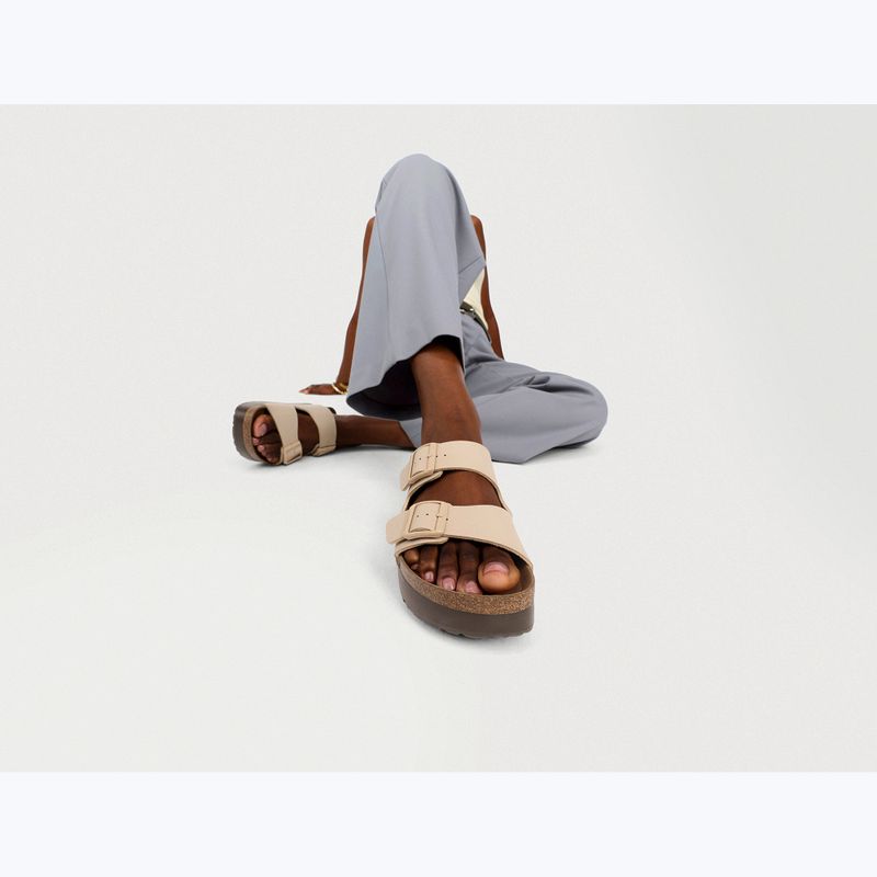 Nazouváky BIRKENSTOCK Arizona Flex Platform Birko-Flor sandcastle 7