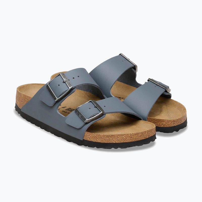 Pantofle BIRKENSTOCK Arizona Birko-Flor Narrow basalt gray 10