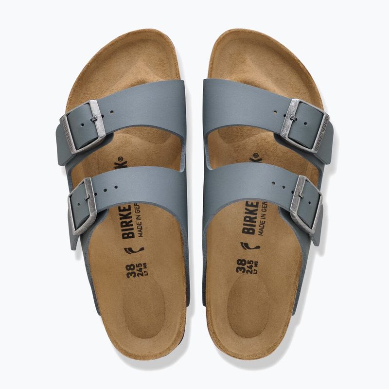 Pantofle BIRKENSTOCK Arizona Birko-Flor Narrow basalt gray 11