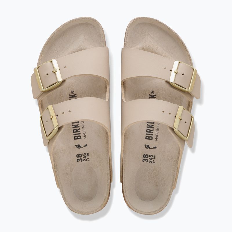Dámské nazouváky BIRKENSTOCK Arizona Birko-Flor triples sandcastle/oyster 3