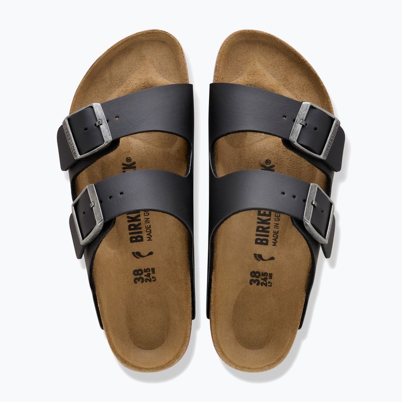 Nazouváky BIRKENSTOCK Arizona Birko-Flor black/light gray 3