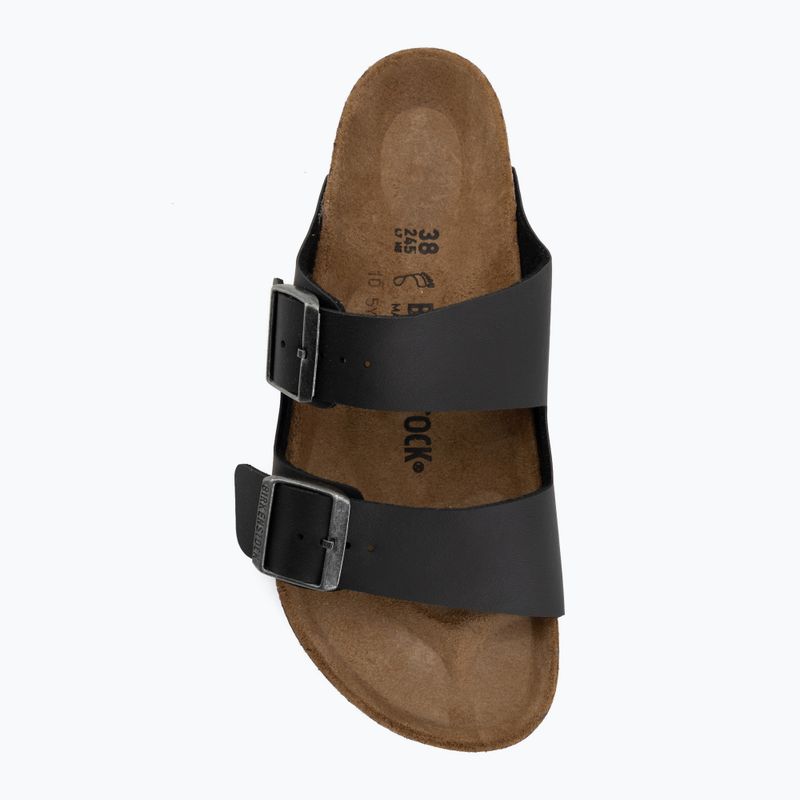 Nazouváky BIRKENSTOCK Arizona Birko-Flor black/light gray 5