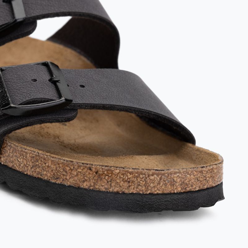 Pantofle BIRKENSTOCK Arizona BF Narrow velvet šedá/černá 7