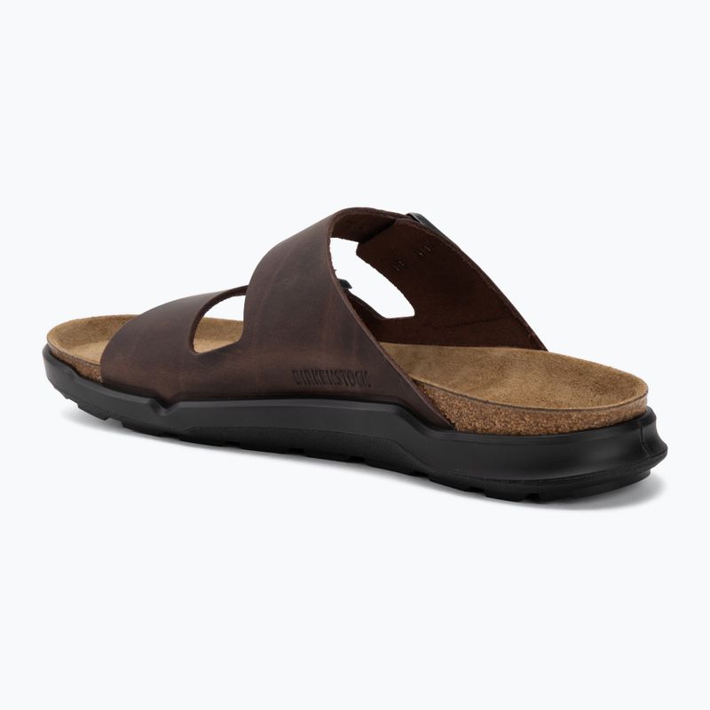 Pánské nazouváky BIRKENSTOCK Arizona Crosstown Oiled Leather Regular habana/black 3