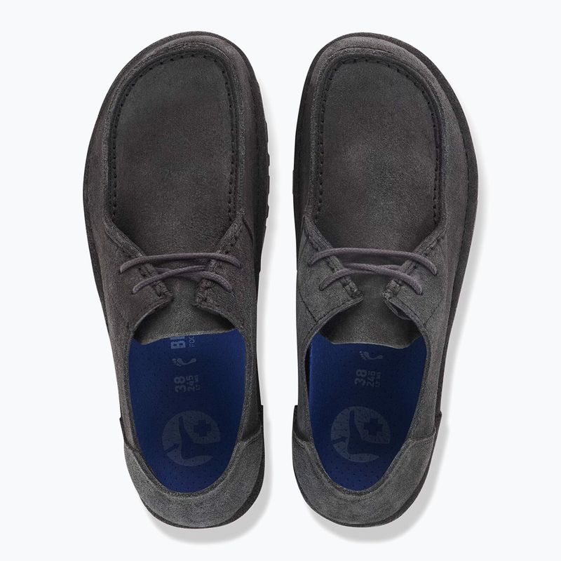 Boty BIRKENSTOCK Utti Lace Suede Leather charcoal 4
