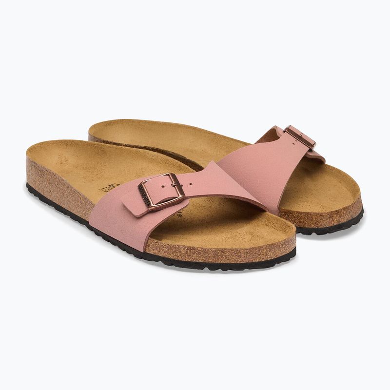 Dámské pantofle BIRKENSTOCK Madrid Birkibuc Narrow růžová hlína 3