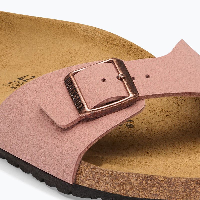 Dámské pantofle BIRKENSTOCK Madrid Birkibuc Narrow růžová hlína 6