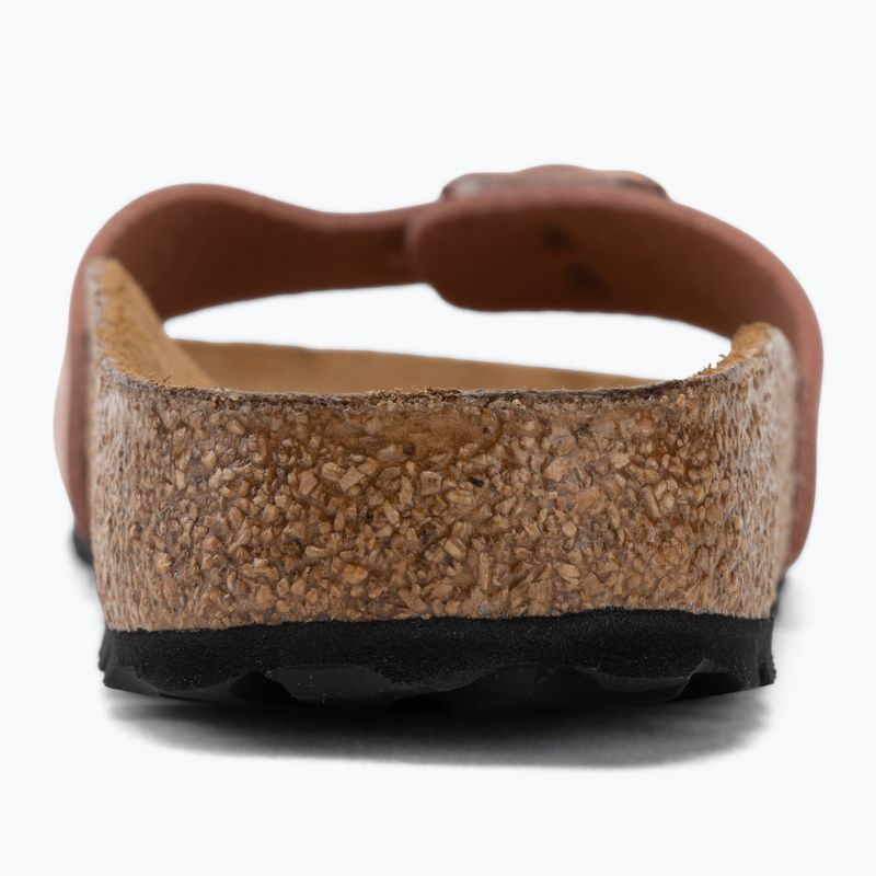 Dámské pantofle BIRKENSTOCK Madrid Birkibuc Narrow růžová hlína 6