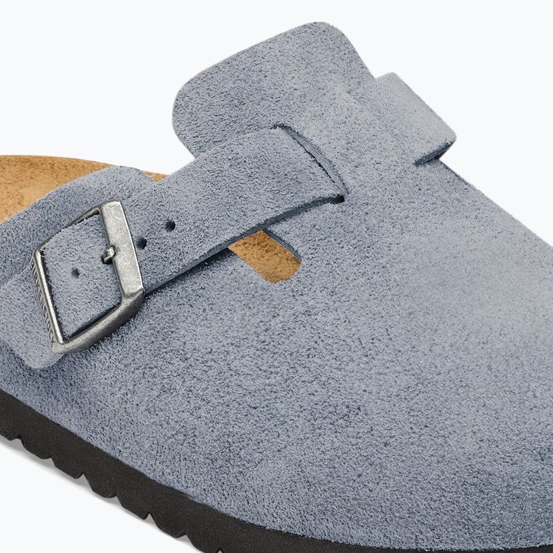 Nazouváky BIRKENSTOCK Boston Suede Leather stone blue 6