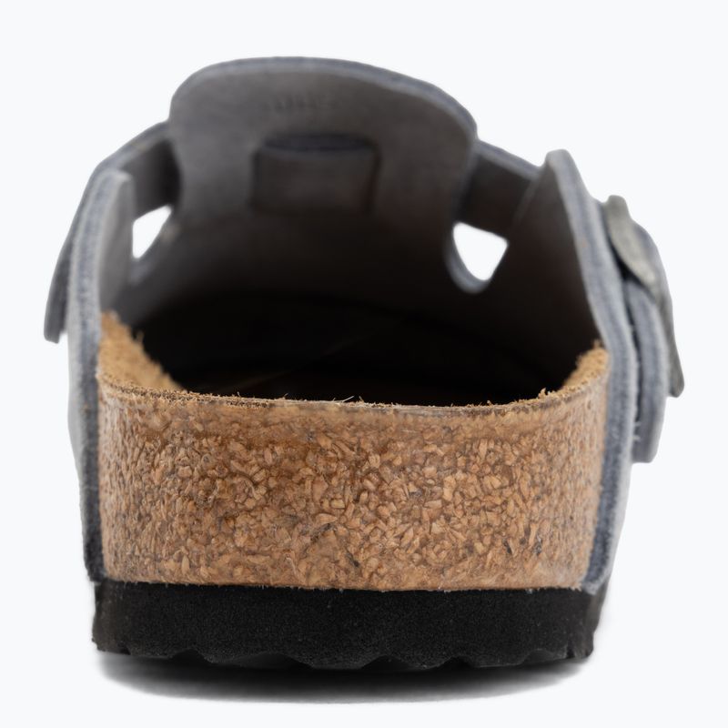 Nazouváky BIRKENSTOCK Boston Suede Leather stone blue 6