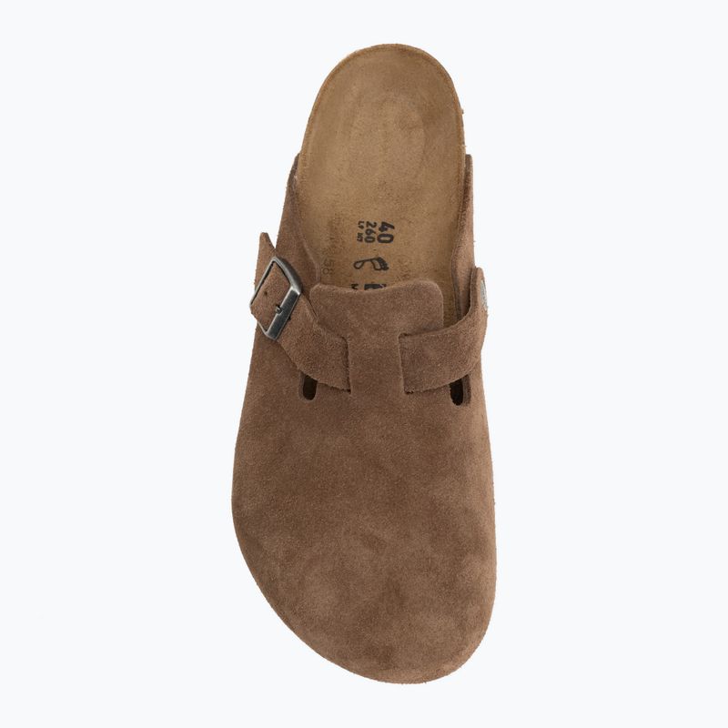 Nazouváky BIRKENSTOCK Boston Suede Leather dark tea 5