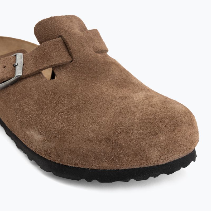 Nazouváky BIRKENSTOCK Boston Suede Leather dark tea 7