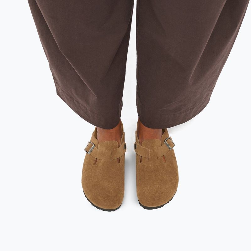 Nazouváky BIRKENSTOCK Boston Suede Leather dark tea 7