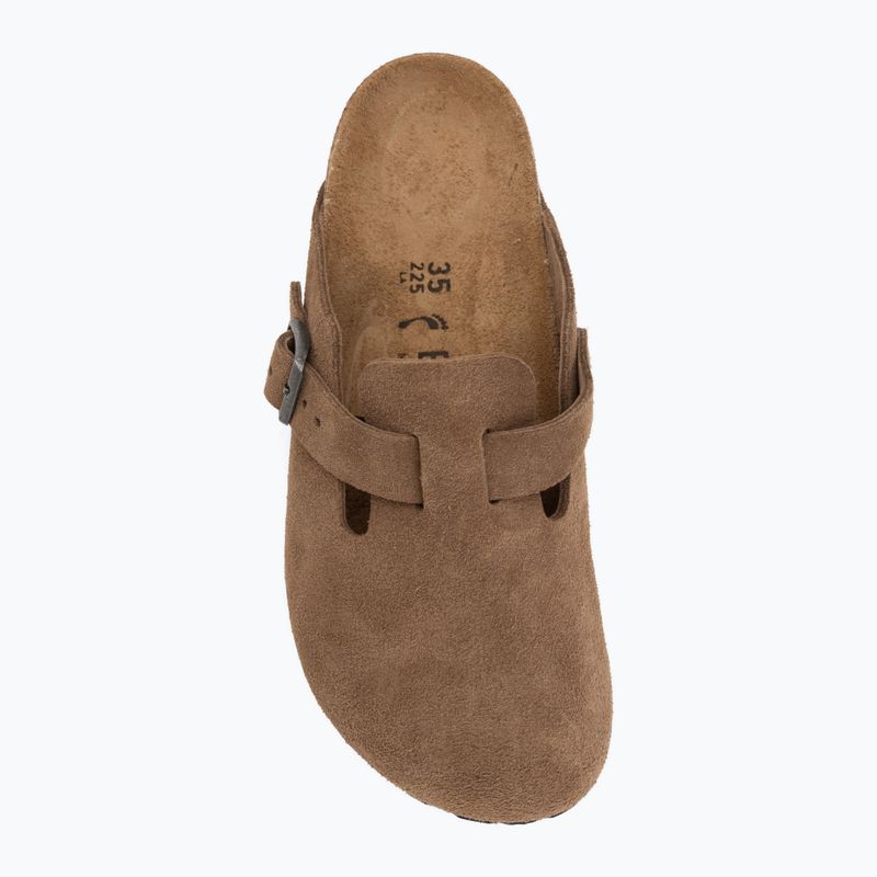 Nazouváky BIRKENSTOCK Boston Suede Leather dark tea 5