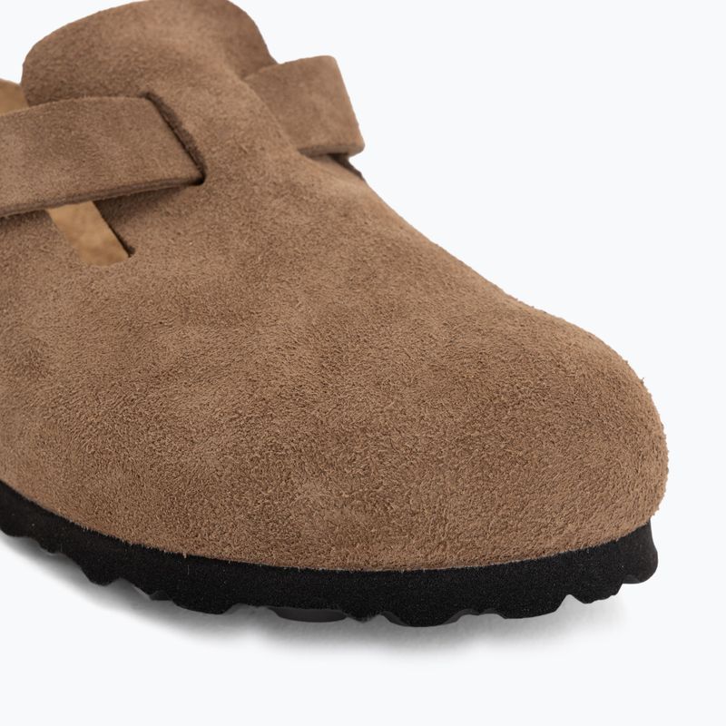 Nazouváky BIRKENSTOCK Boston Suede Leather dark tea 7