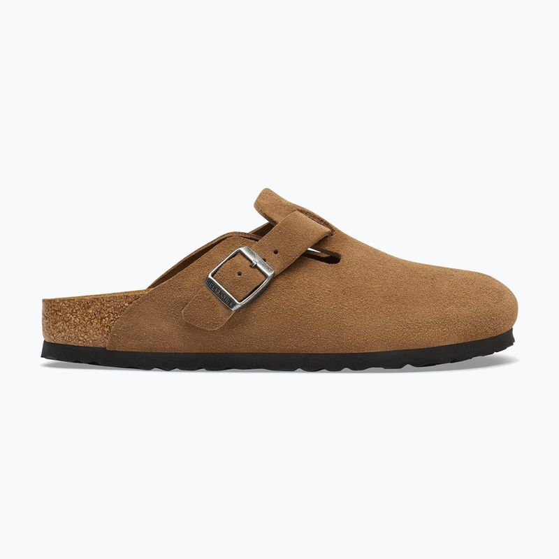 Nazouváky BIRKENSTOCK Boston Suede Leather dark tea 2