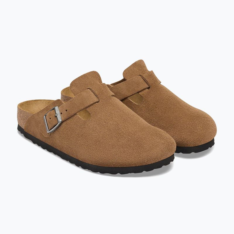 Nazouváky BIRKENSTOCK Boston Suede Leather dark tea 3