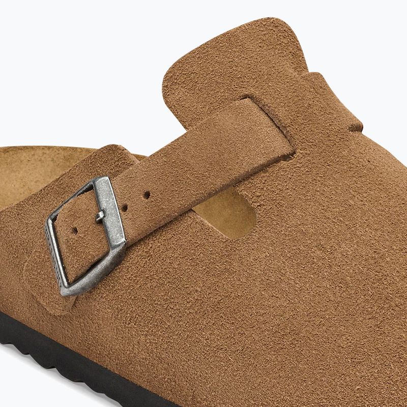 Nazouváky BIRKENSTOCK Boston Suede Leather dark tea 6
