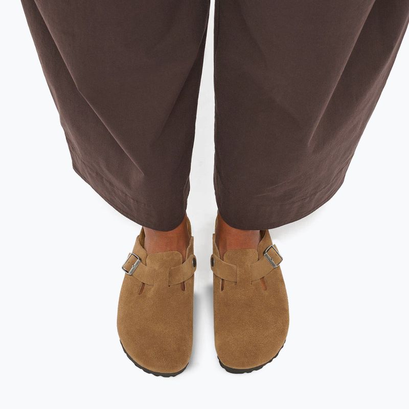 Nazouváky BIRKENSTOCK Boston Suede Leather dark tea 7