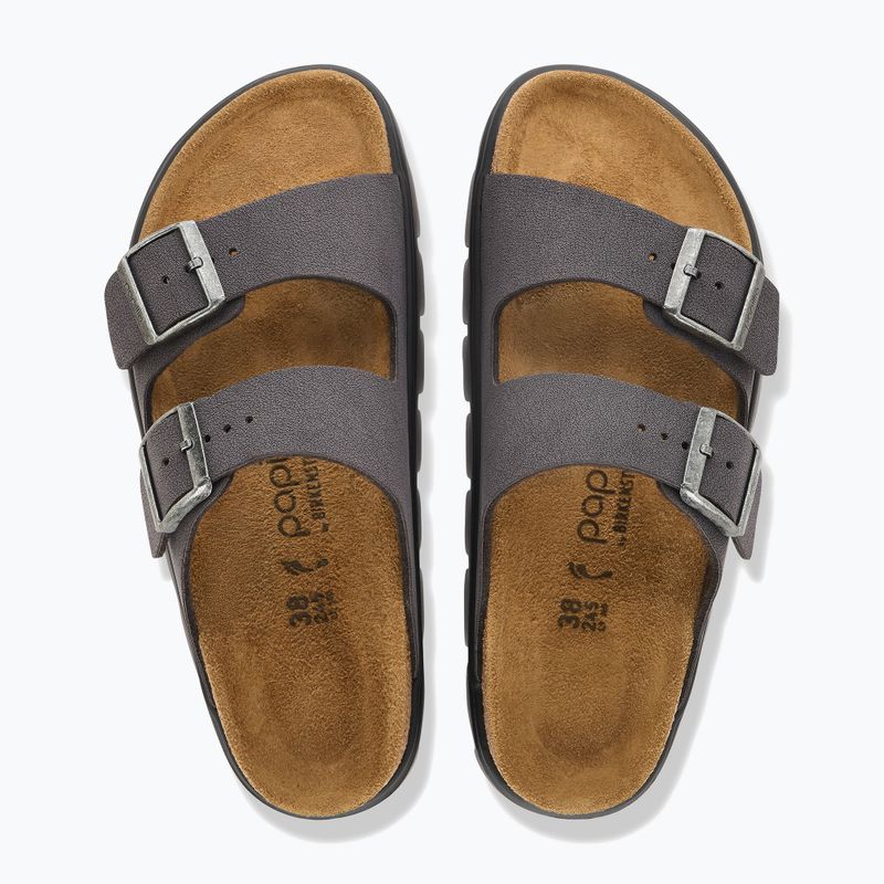 Nazouváky BIRKENSTOCK Arizona Chunky Birkibuc velvet gray 3