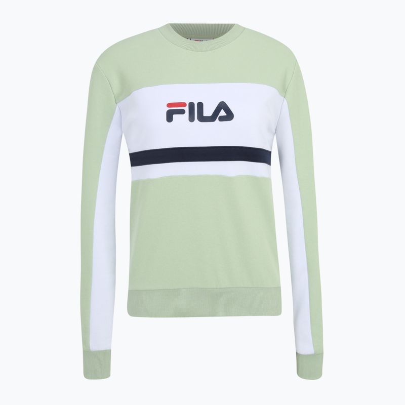 Dámská mikina FILA Lishui smoke green/bright white 5