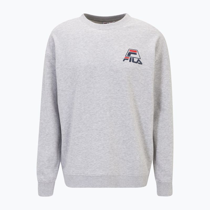 Pánská mikina FILA Lahti Crew light grey melange 5