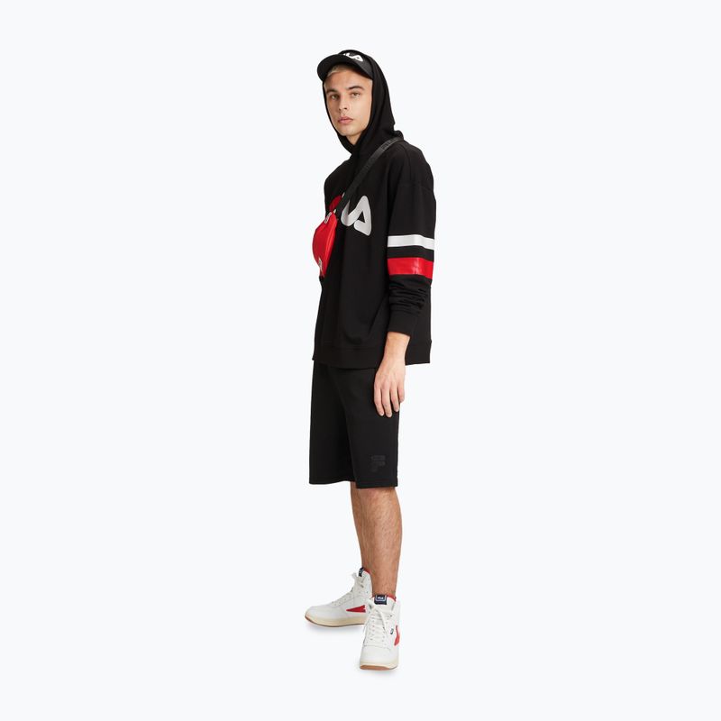 Pánská mikina FILA Luohe Oversized Hoody black 2