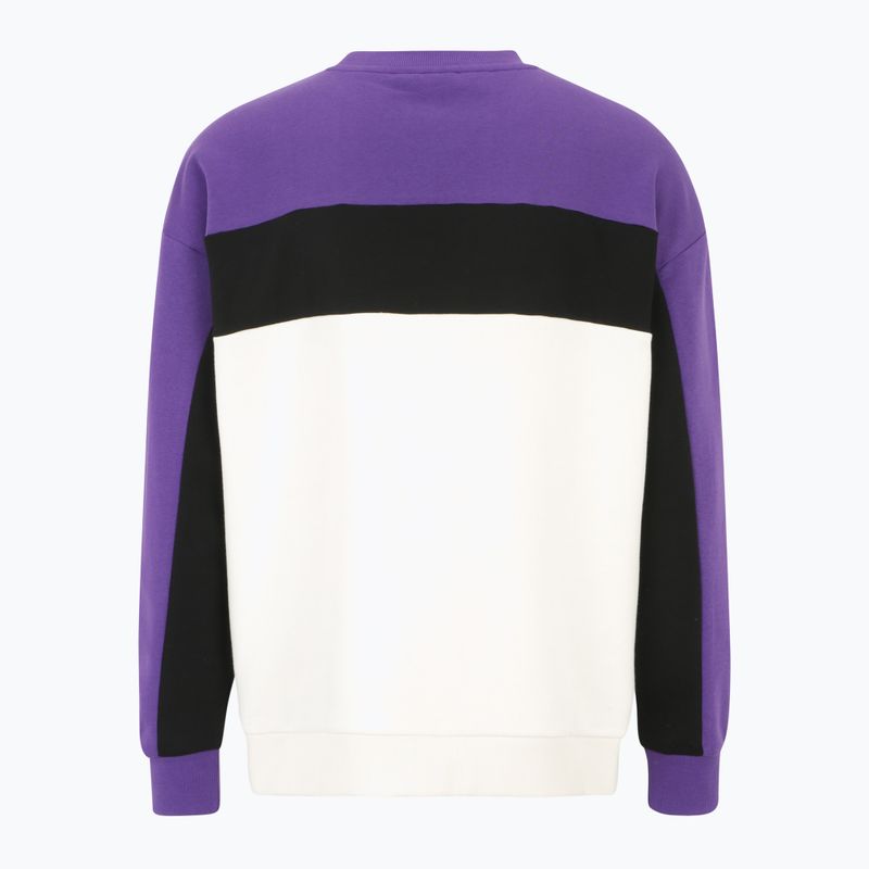 Pánská mikina  FILA La Paz Crew Sweat hellotrope/antique white/black 2