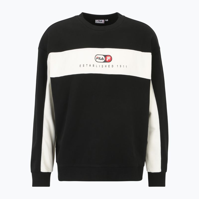 Pánská mikina  FILA La Paz Crew Sweat black/antique white