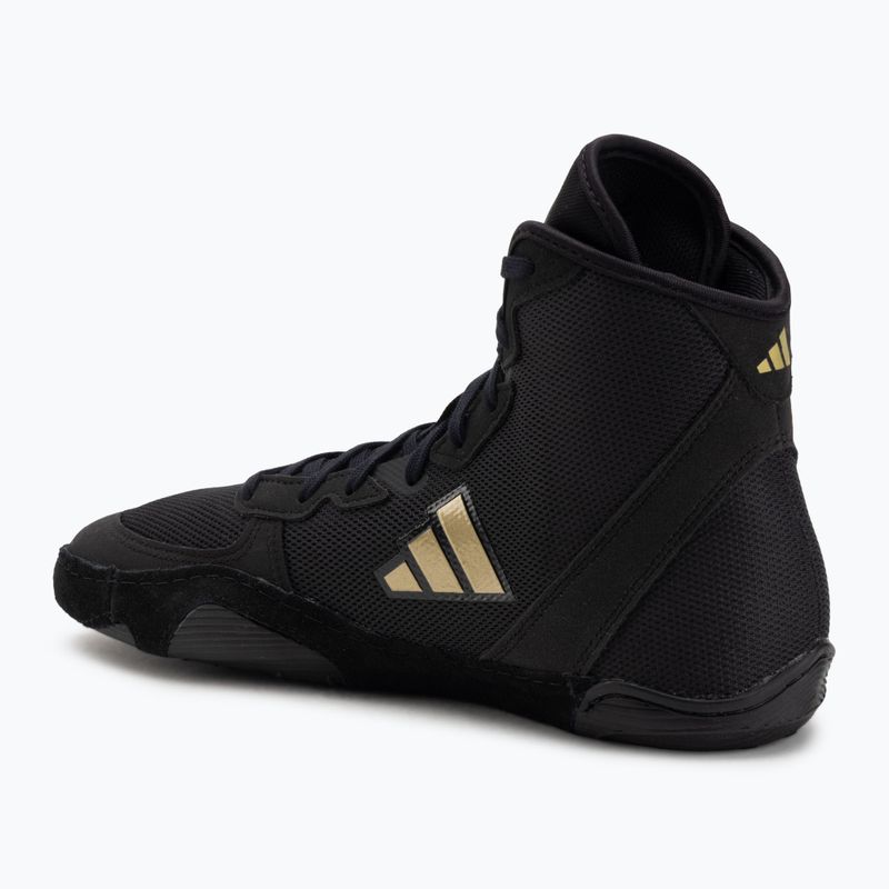 Zápasnické boty adidas Adizero core black/gold metallic 3