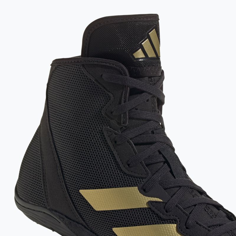 Zápasnické boty adidas Adizero core black/gold metallic 9