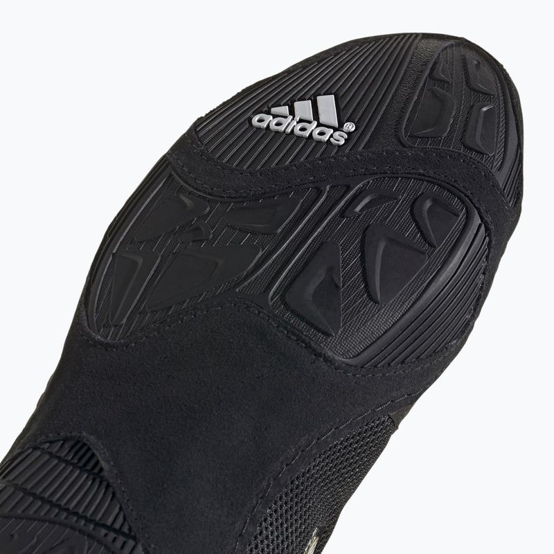 Zápasnické boty adidas Adizero core black/gold metallic 10