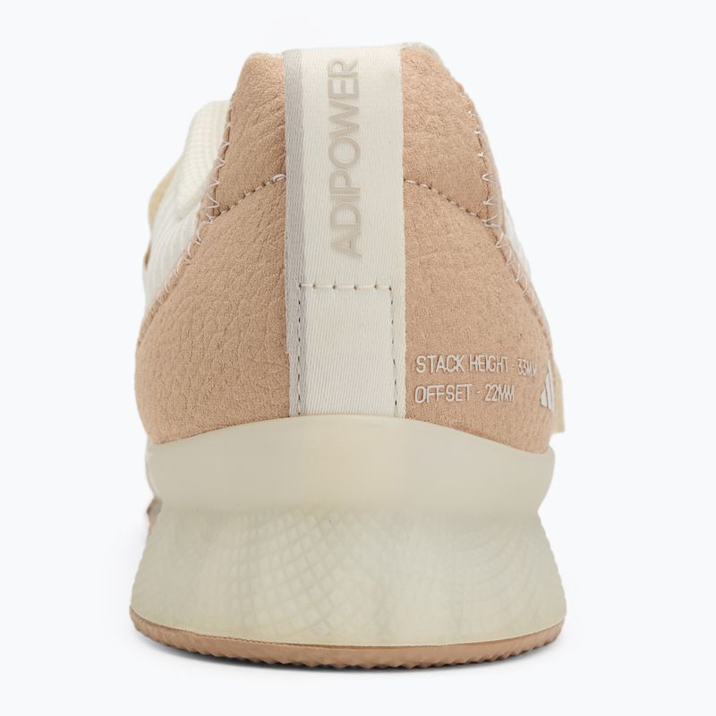 Vzpěračské boty Adidas Adipower Weightlifting III off white 6