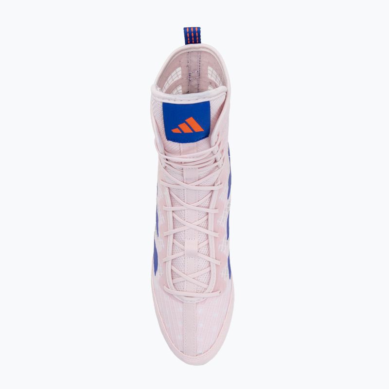 Boxerské boty Adidas Box Hog 4 téměř růžová/lucid blue/impact orange 5
