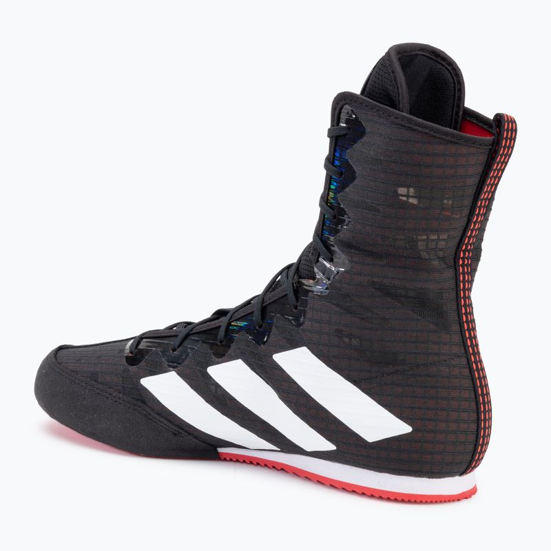 Boxerské boty Adidas Box Hog 4 core black/cloud white/pure ruby 3